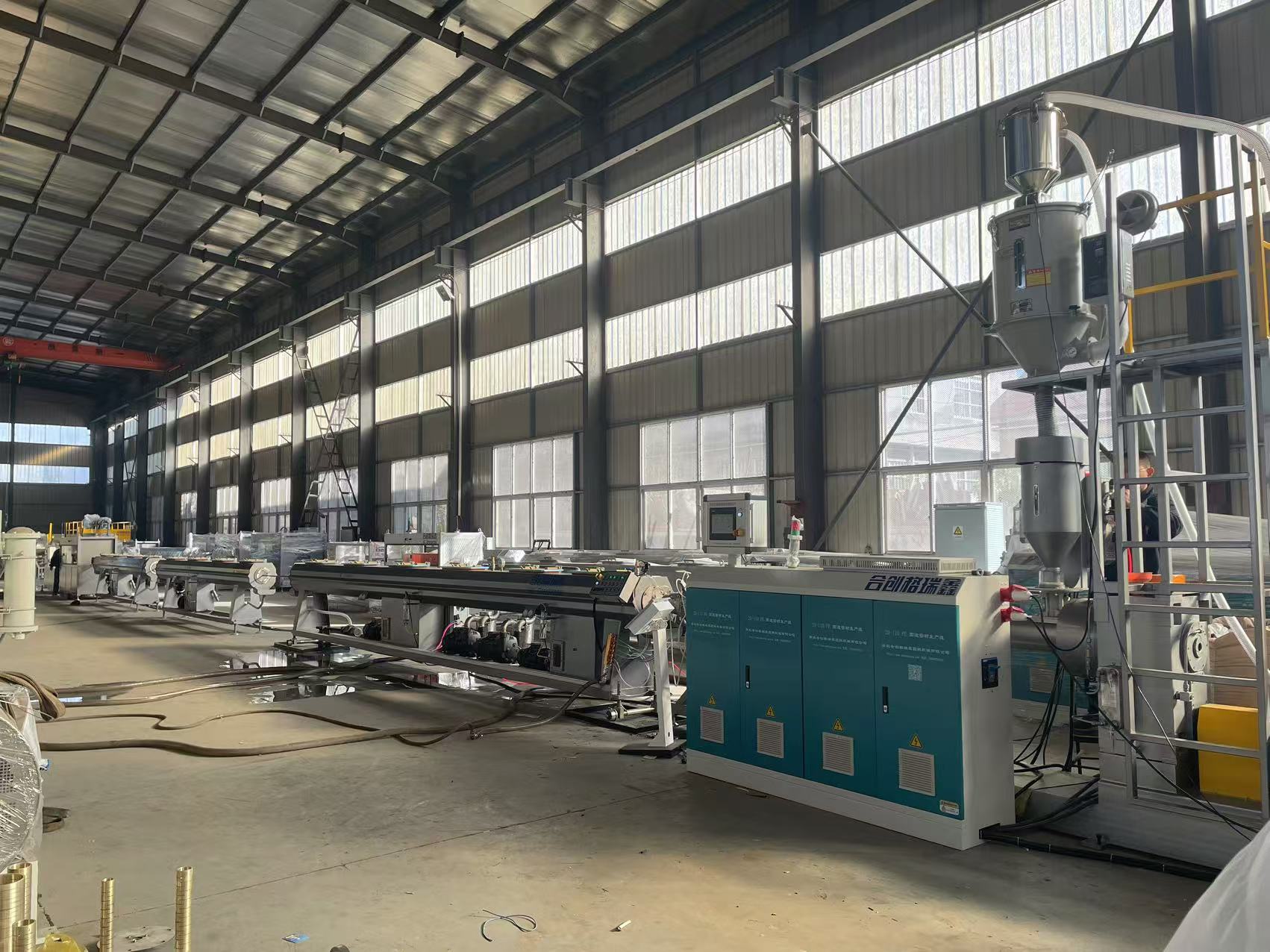 20-110MM HDPE ပိုက်စက်အောင်မြင်စွာစမ်းသပ်စစ်ဆေးသည်