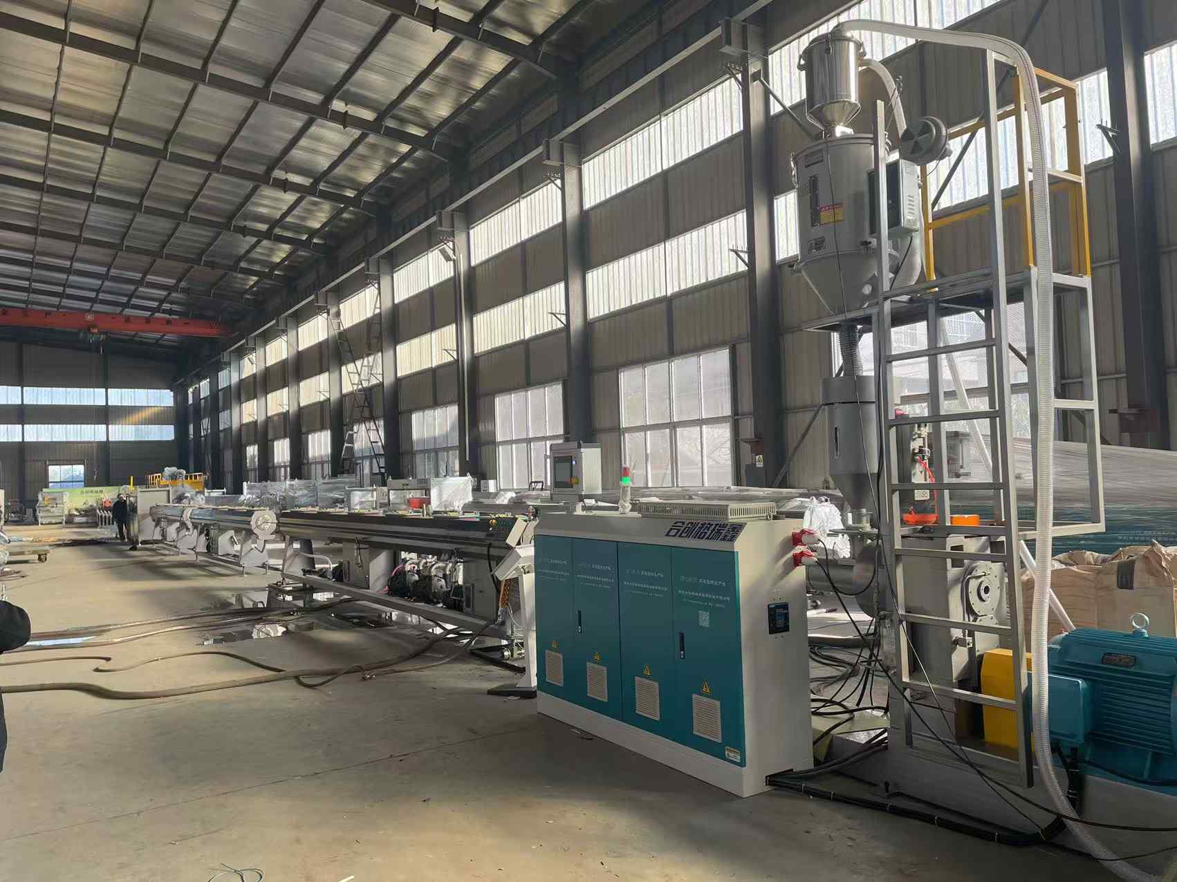 20 မီလီမီတာ 110 မီလီမီတာ HDPE ပိုက်လိုင်းမြန်နှုန်းမြင့်စက်