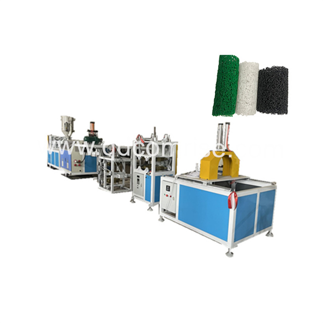 Plastic Blind Ditch Pipe Machine